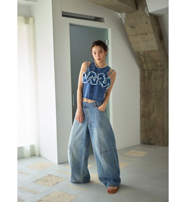 Ungrid「アメスリデニムトップス」|シャツ・ブラウス|