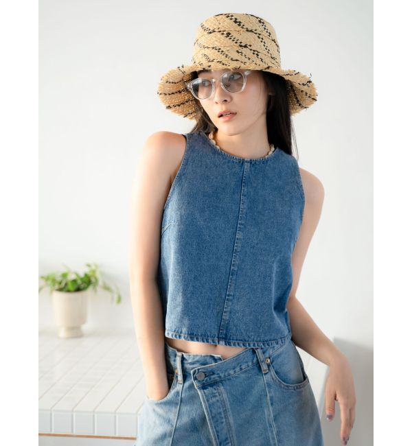 Ungrid「アメスリデニムトップス」|シャツ・ブラウス|