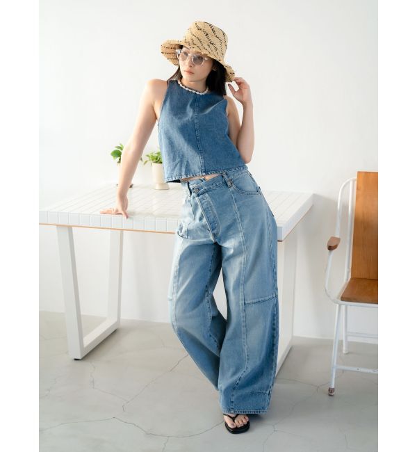 Ungrid「アメスリデニムトップス」|シャツ・ブラウス|