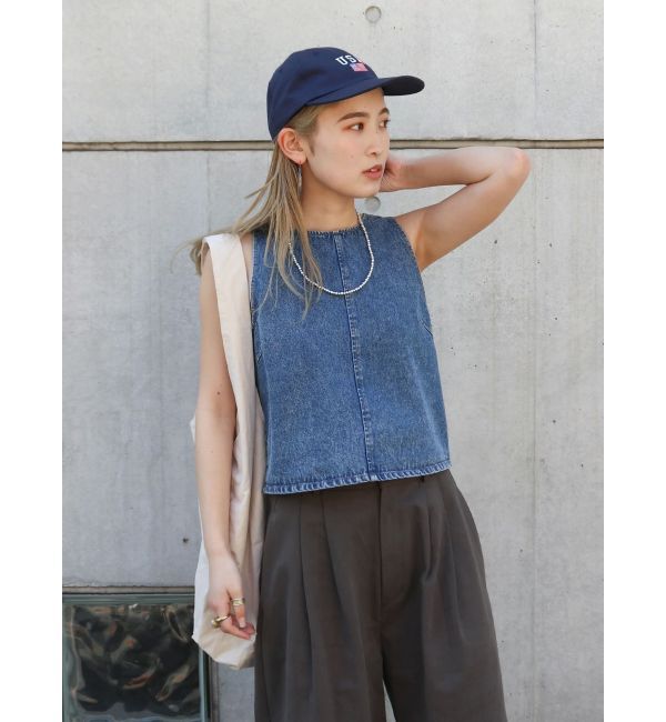 Ungrid「アメスリデニムトップス」|シャツ・ブラウス|