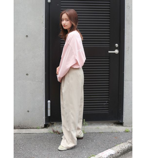 Ungrid「ロゴロングスリーブTee」|Tシャツ・カットソー|