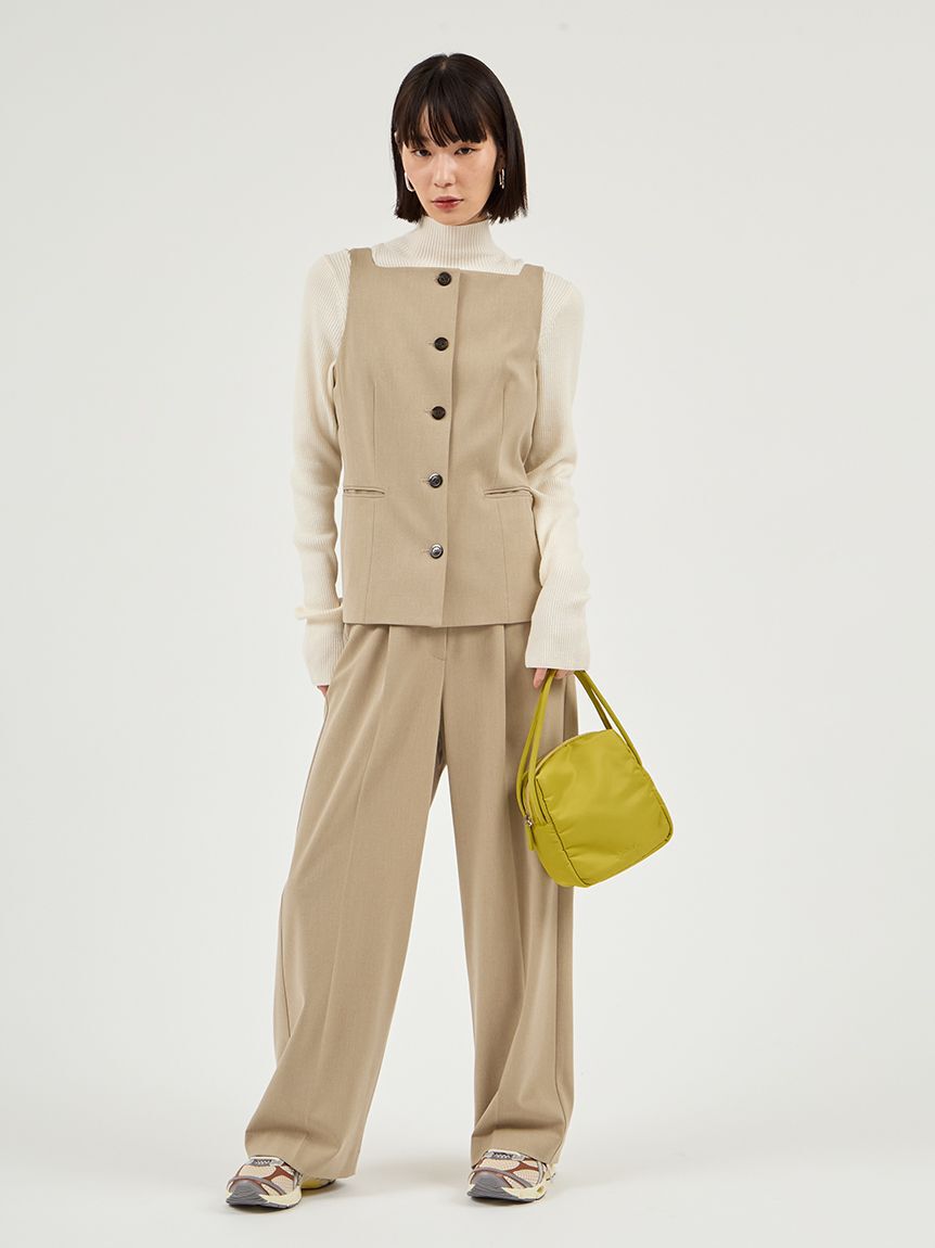 emmi atelier「【セットアップ対応】ジレトップス」|Tシャツ・カットソー|