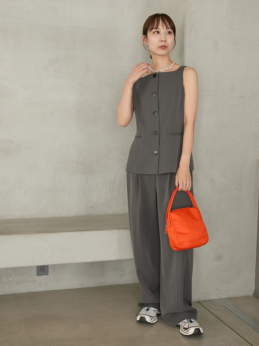 emmi atelier「【セットアップ対応】ジレトップス」|Tシャツ・カットソー|