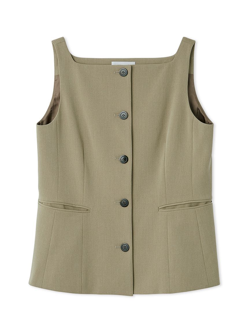 emmi atelier「【セットアップ対応】ジレトップス」|Tシャツ・カットソー|