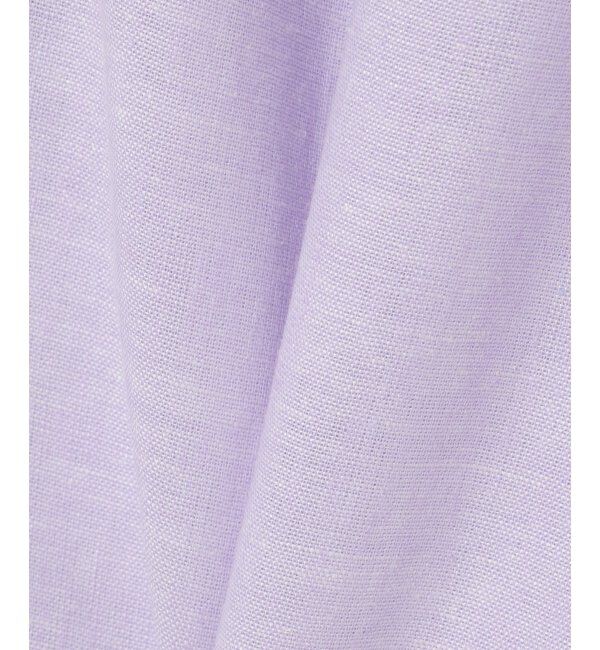 ikka「【吸水速乾】7分袖イージーケアリネン無地シャツ」|シャツ・ブラウス|