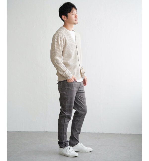 ikka「【洗濯機で洗える】GOKU楽ニットカーデインナーセット」|ニット・セーター|