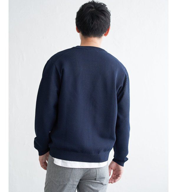 ikka「【洗濯機で洗える】GOKU楽ニットカーデインナーセット」|ニット・セーター|