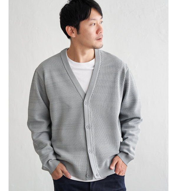 ikka「【洗濯機で洗える】GOKU楽ニットカーデインナーセット」|ニット・セーター|