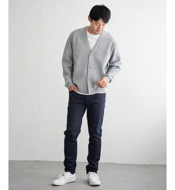 ikka「【洗濯機で洗える】GOKU楽ニットカーデインナーセット」|ニット・セーター|