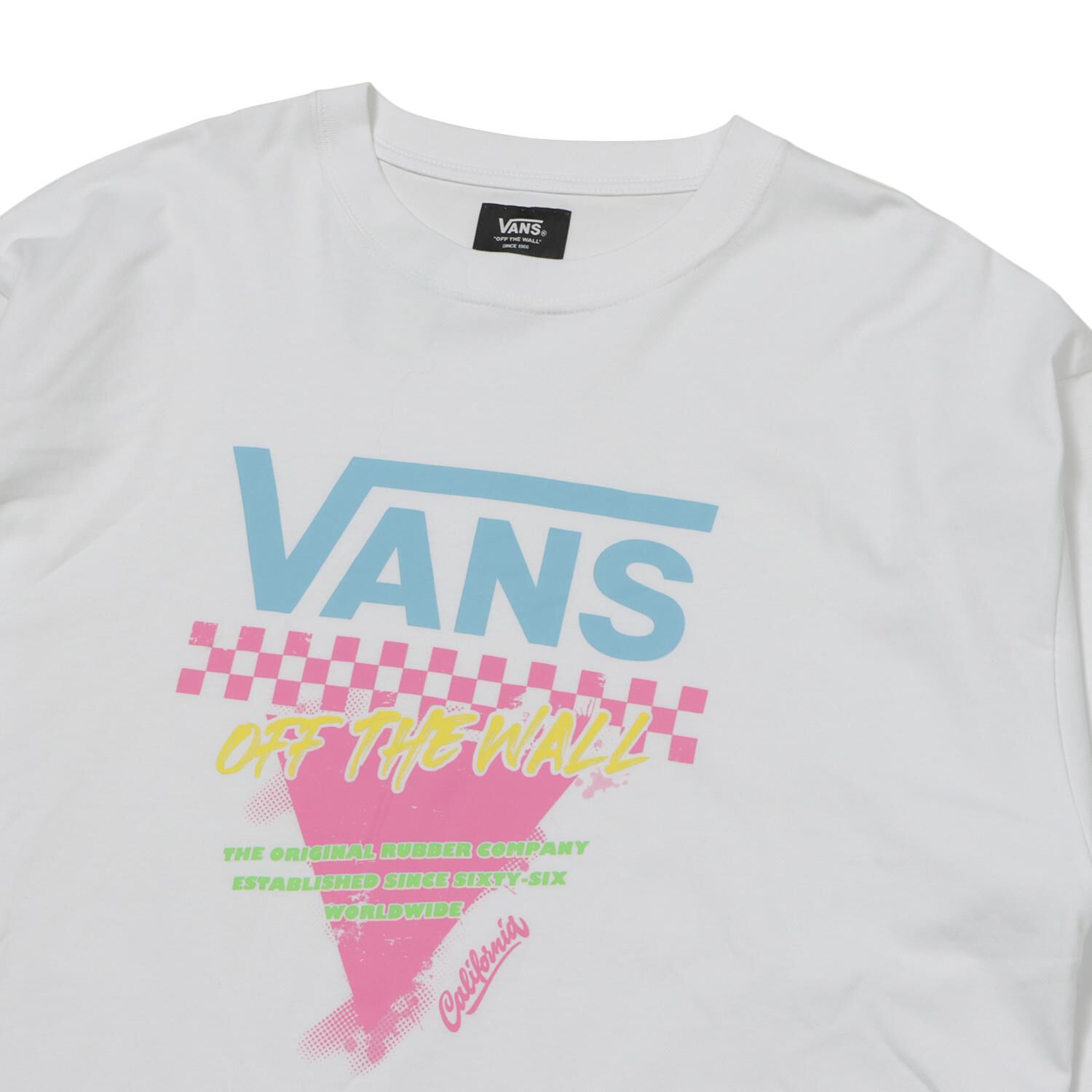 VANS「【VANSｱﾊﾟﾚﾙ(WJ)】M Neon Checker Racing L TEE」|Tシャツ・カットソー|