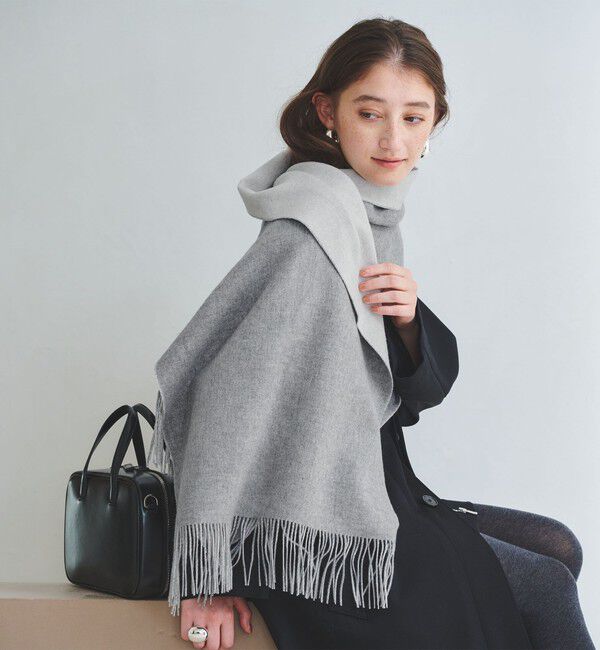 UNITED ARROWS「カシミヤ リバーシブル ストール」|ストール|