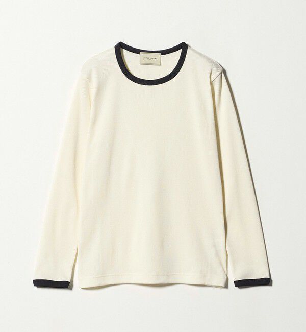UNITED ARROWS「リブ バイカラー パイピング カットソー」|Tシャツ・カットソー|