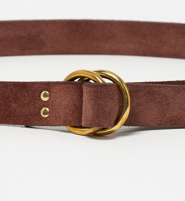 UNITED ARROWS「＜BEORMA LEATHER COMPANY＞B0209/スエード リングベルト」|ベルト|