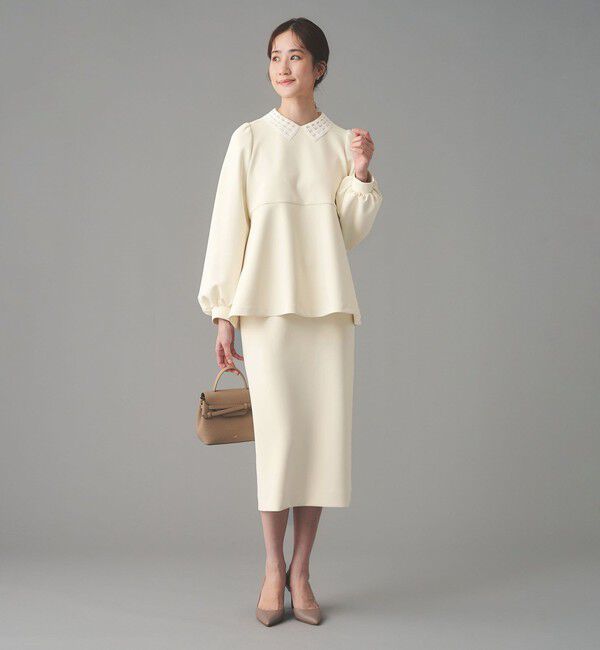 UNITED ARROWS「SPONGY ペプラム ブラウス」|シャツ・ブラウス|