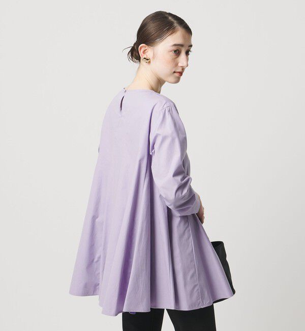 UNITED ARROWS「バイアス フレア チュニック ブラウス ‐ウォッシャブル‐」|シャツ・ブラウス|