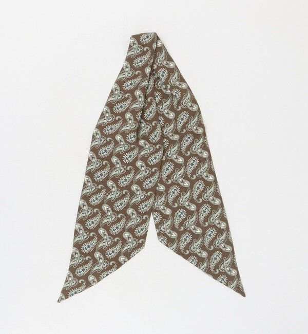 UNITED ARROWS「＜ARCURI＞ペイズリー アスコットタイ」|バンダナ・スカーフ|DK.BROWN