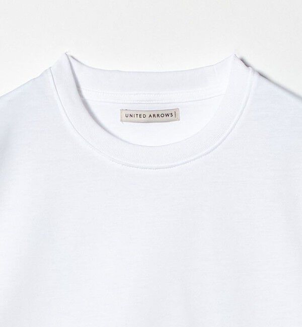 UNITED ARROWS「ALBINI アルビニ シルケット テンジク Tシャツ　抗菌防臭」|Tシャツ・カットソー|