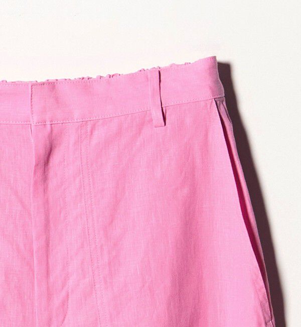 UNITED ARROWS「リネン パッチポケット イージーパンツ ‐ウォッシャブル‐」|チノ|