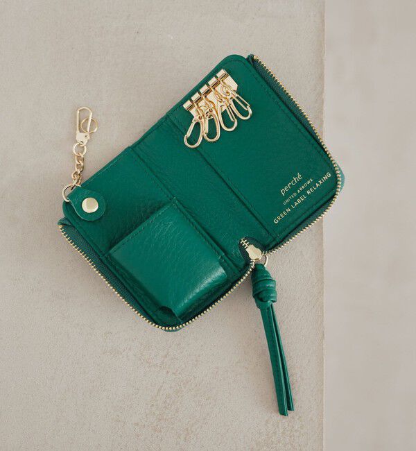 UNITED ARROWS green label relaxing「【別注】＜perche＞レザードット キーケース」|キーケース|KELLY