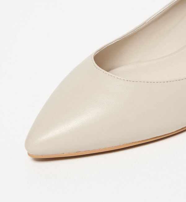 UNITED ARROWS green label relaxing「ポインテッド メタルライン フラットパンプス 撥水」|パンプス|