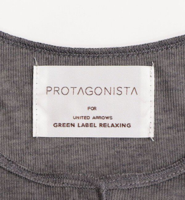 UNITED ARROWS green label relaxing「【別注】＜PROTAGONISTA＞ヘンリーネック ロングスリーブ Tシャツ」|Tシャツ・カットソー|