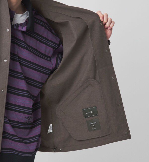 UNITED ARROWS green label relaxing「FREELITCH コーチ ジャケット  -2WAYストレッチ・吸水速乾-」|ブルゾン・スタジャン|