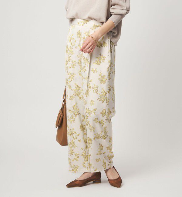 UNITED ARROWS green label relaxing「フラワー プリント パンツ」|その他|