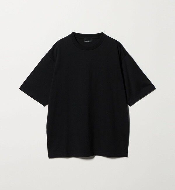 UNITED ARROWS green label relaxing「【WEB限定】JUST fit デイリー ワイド Tシャツ -吸水速乾・抗菌-」|Tシャツ・カットソー|BLACK