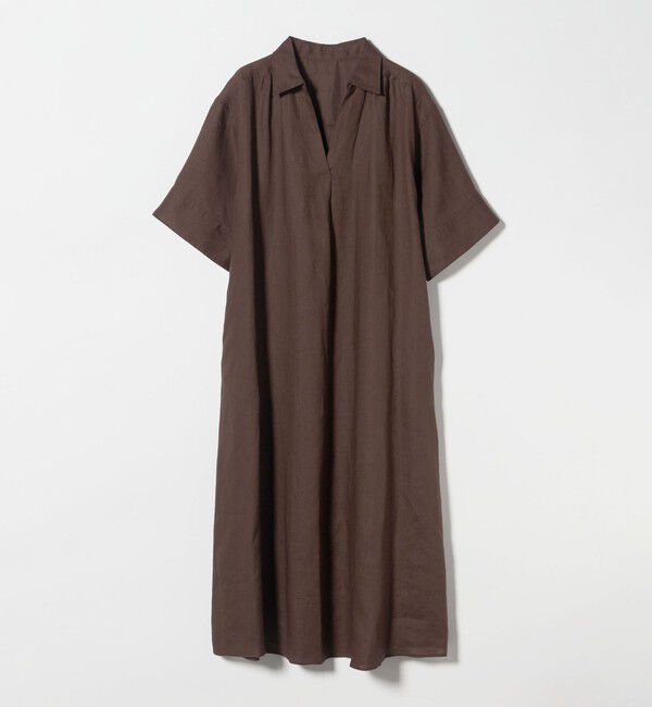 UNITED ARROWS green label relaxing「［size SHORTあり］リネン シャツ ワンピース」|ワンピース|