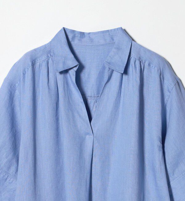 UNITED ARROWS green label relaxing「［size SHORTあり］リネン シャツ ワンピース」|ワンピース|