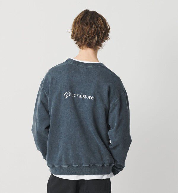 California General Store「＜CGS.＞ピグメント ロゴ スウェット」|スウェット・ジャージ|NAVY