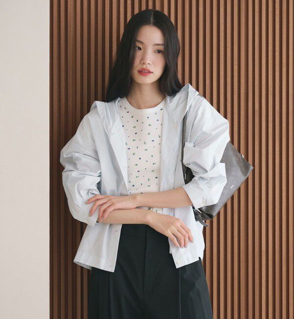 BEAUTY&YOUTH UNITED ARROWS「ポリエステルコットン フードシャツ」|シャツ・ブラウス|LT.BLUE