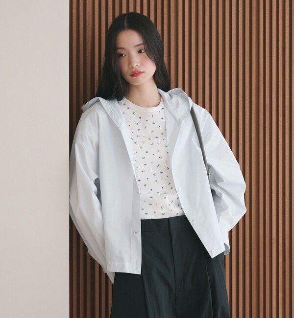 BEAUTY&YOUTH UNITED ARROWS「ポリエステルコットン フードシャツ」|シャツ・ブラウス|