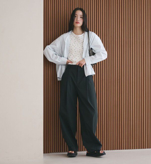 BEAUTY&YOUTH UNITED ARROWS「ポリエステルコットン フードシャツ」|シャツ・ブラウス|