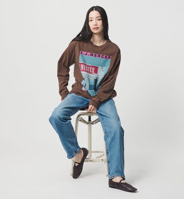 BEAUTY&YOUTH UNITED ARROWS「【別注】＜J.Jmercer＞プリント ロングスリーブTシャツ」|Tシャツ・カットソー|