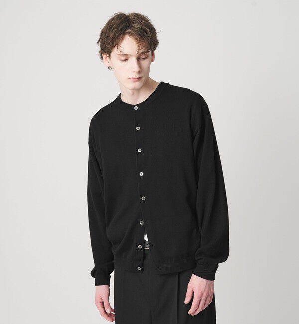 BEAUTY&YOUTH UNITED ARROWS「コットン 8B クルーネック カーディガン」|カーディガン|