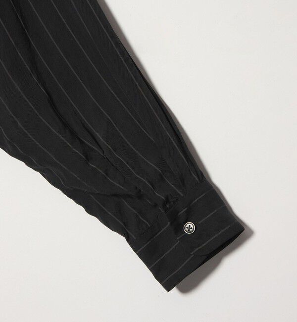 MONKEY TIME「フィブリル キュプラ ストライプ シャツ」|シャツ・ブラウス|