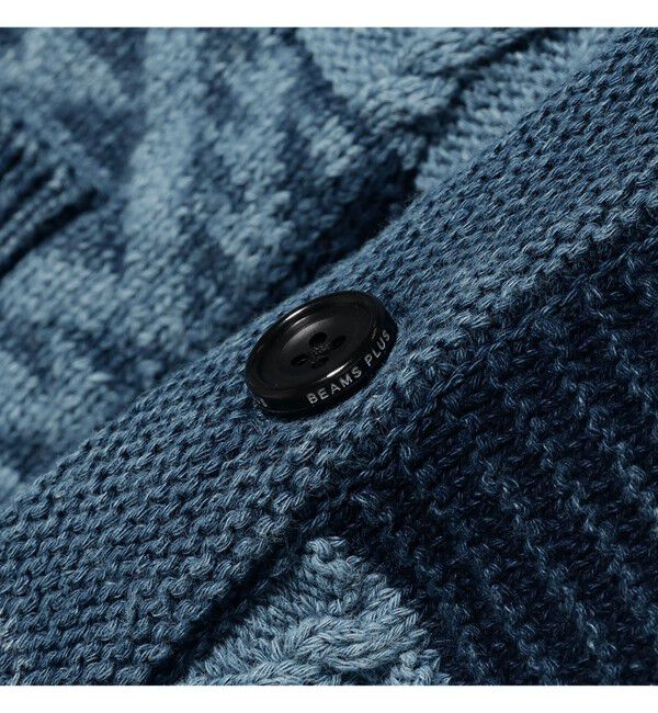 BEAMS PLUS「B+INDIGO VEST」|ニット・セーター|