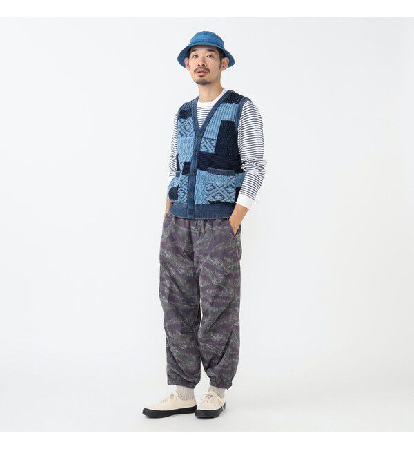 BEAMS PLUS「B+INDIGO VEST」|ニット・セーター|