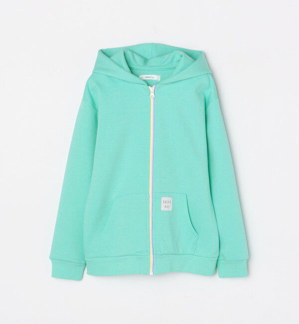 SHIPS any「SHIPS any: NEW ポンチ ジップ フーディー<KIDS> ◇」|パーカー|ミント