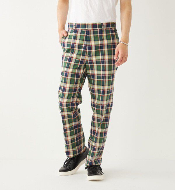 SHIPS Colors 「BARRY BRICKEN:チェック パンツ(セットアップ対応可能)」|その他|
