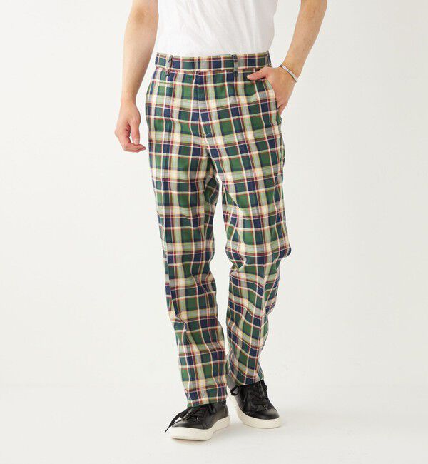 SHIPS Colors 「BARRY BRICKEN:チェック パンツ(セットアップ対応可能)」|その他|