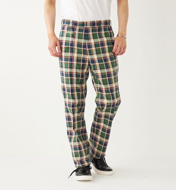 SHIPS Colors 「BARRY BRICKEN:チェック パンツ(セットアップ対応可能)」|その他|