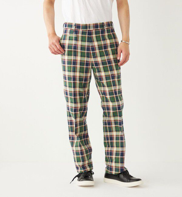 SHIPS Colors 「BARRY BRICKEN:チェック パンツ(セットアップ対応可能)」|その他|