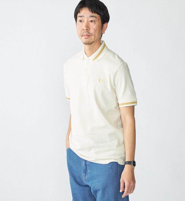 SHIPS「FRED PERRY: M2 POLO ENGLAND」|ポロシャツ|アイボリー