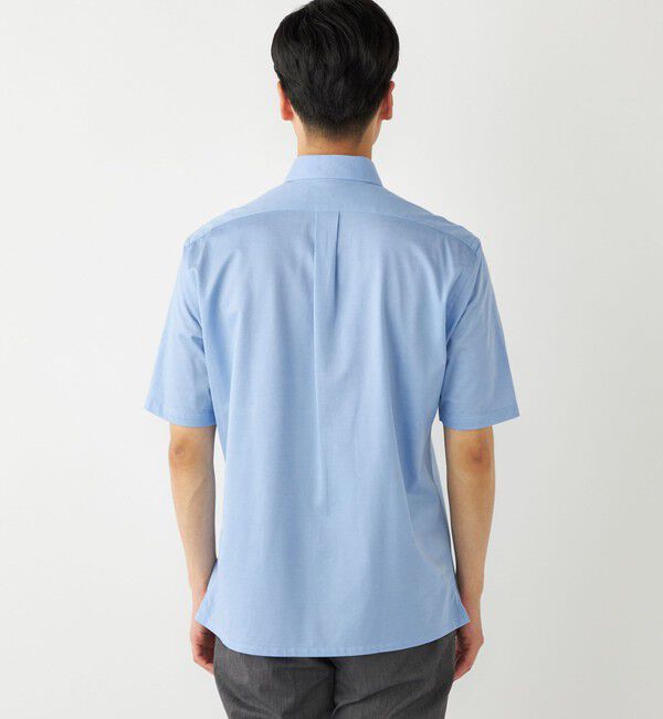 SHIPS Colors 「SHIPS Colors:〈洗濯機可能〉COOLMAX(R) カノコ ボタンダウン ショートスリーブ」|シャツ・ブラウス|