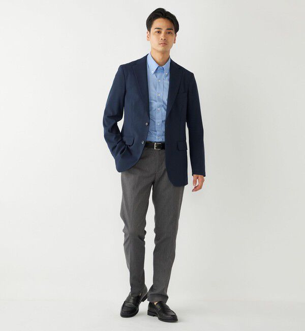 SHIPS Colors 「SHIPS Colors:〈洗濯機可能〉COOLMAX(R) カノコ ボタンダウン ショートスリーブ」|シャツ・ブラウス|