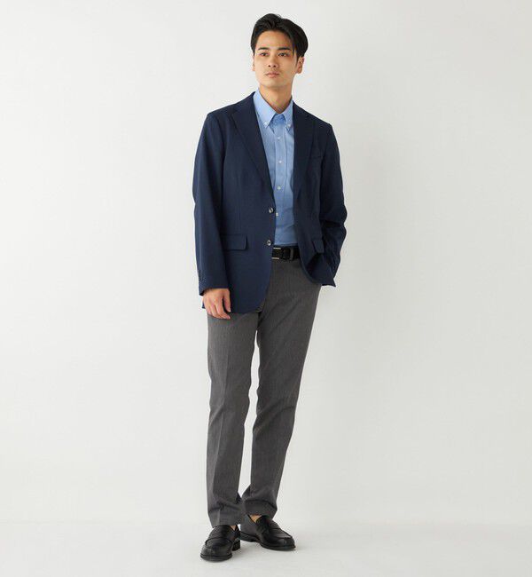 SHIPS Colors 「SHIPS Colors:〈洗濯機可能〉COOLMAX(R) カノコ ボタンダウン ショートスリーブ」|シャツ・ブラウス|