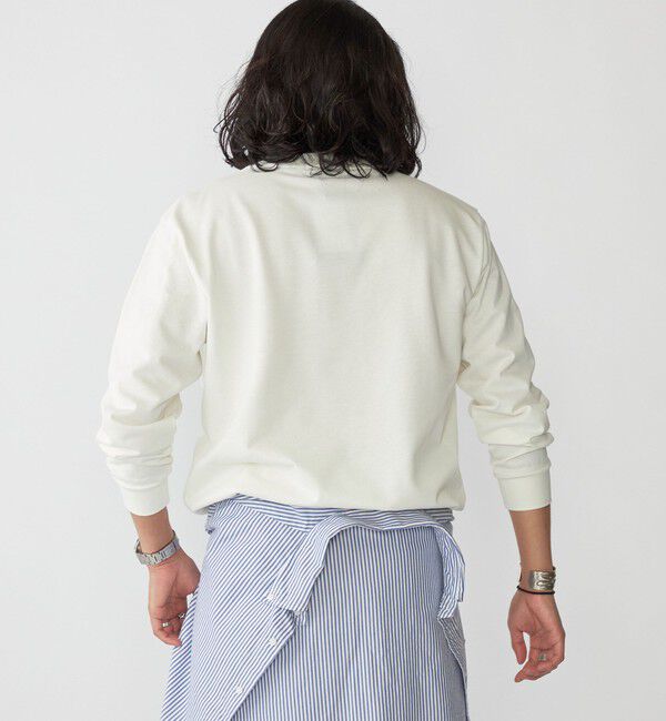 SHIPS「【SHIPS別注】FRED PERRY: COOLMAX(R) 鹿の子 ワンポイント ロゴ Tシャツ (ロンT) 24FW」|Tシャツ・カットソー|