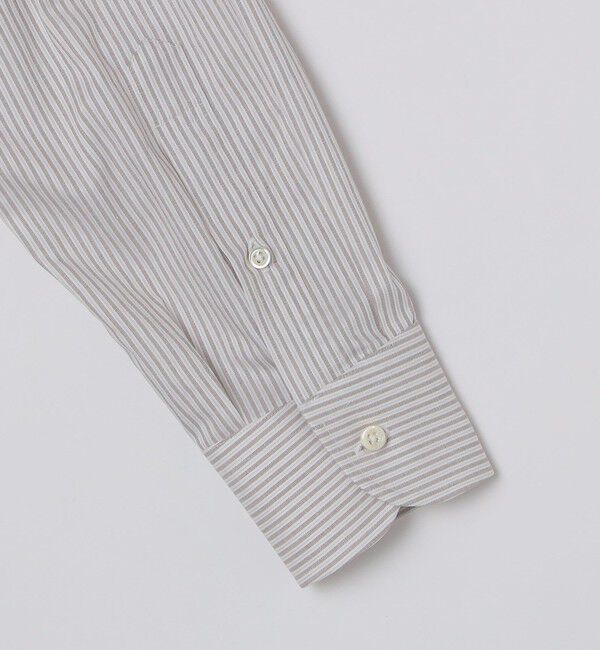 SHIPS「SHIPS: イージーアイロン ドビー ストライプ ワイドカラー シャツ」|シャツ・ブラウス|